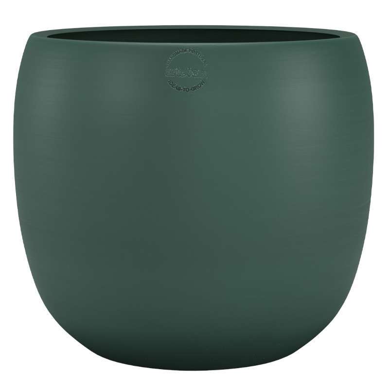Clay pot Cibele dark green 20cm Viveros Gonzalez Marbella